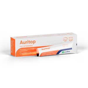 Auritop Ourofino Gel Otológico Cães e Gatos 15gr