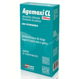 Agemoxi CL Agener União 250mg 10 comprimidos