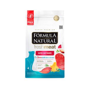 Fórmula Natural Fresh Meat para Gatos Adultos Castrados Sabor Carne