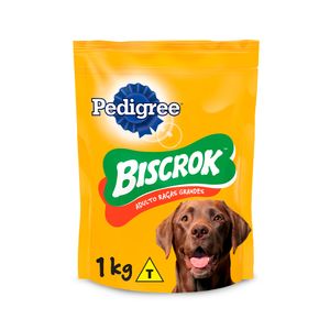 Biscoito Pedigree Biscrok Cães Adultos Raças Grandes