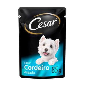 Cesar Cães Adultos Sachê Cordeiro Assado ao Molho
