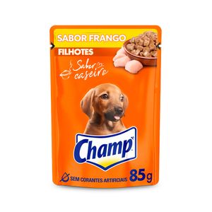 Champ Cães Filhotes Sabor Caseiro Frango