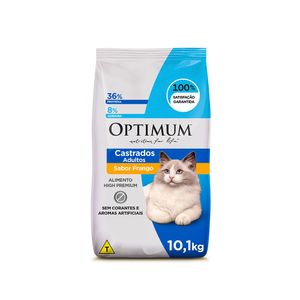 Optimum Gatos Adultos Castrados frango