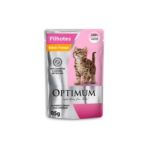 Optimum Sachê para Gatos Filhotes Frango (40 und)