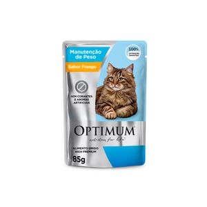 Optimum Sachê Gatos Adultos Manutenção de Peso Frango