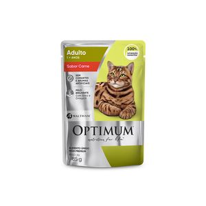 Optimum Sachê Gatos Adultos Carne (40 und)