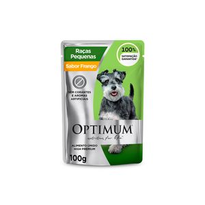Optimum Sachê Cães Adultos Raças Pequenas e Mini Frango