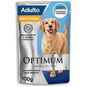 Optimum Sachê Cães Adultos Frango 100g