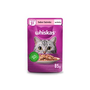 Whiskas Sachê Salmão ao Molho Gatos Adultos