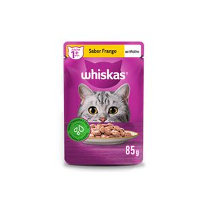Whiskas Sachê Frango ao Molho Gatos Adultos
