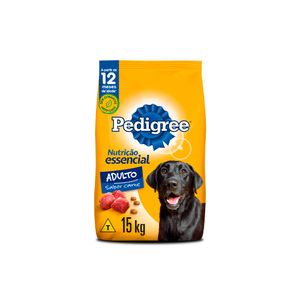 Pedigree Nutrição Essencial Carne Cães Adultos