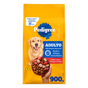 Pedigree Cães Adultos Raças Médias e Grandes Carne, Frango e Cereais
