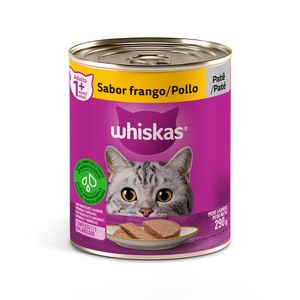 Whiskas Gatos Lata Patê Frango