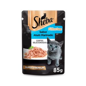 Sheba Gatos Filhotes Sachê Atum Marinado