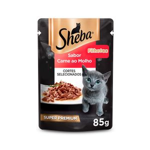 Sheba Gatos Filhotes Sachê Carne ao Molho