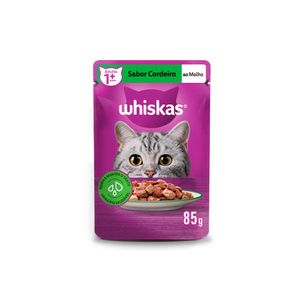Whiskas Sachê Cordeiro ao Molho Gatos Adultos
