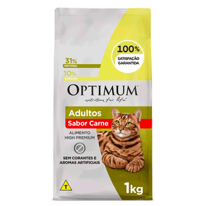 Optimum Gatos Adultos Carne