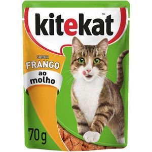 Kitekat Sachê Frango ao Molho para Gatos Adultos