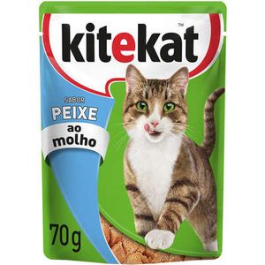 Kitekat Sachê Peixe ao Molho para Gatos Adultos