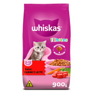 Whiskas Gatos Filhotes Carne e Leite