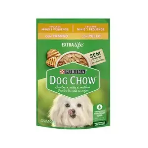 Dog Chow Cães Adultos Mini e Pequenos Frango (15 und)