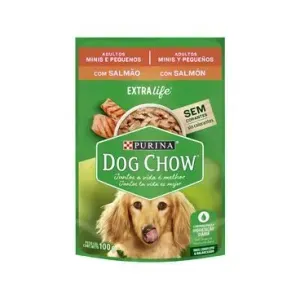 Dog Chow Cães Adultos Mini e Pequenos Salmão (15 und)