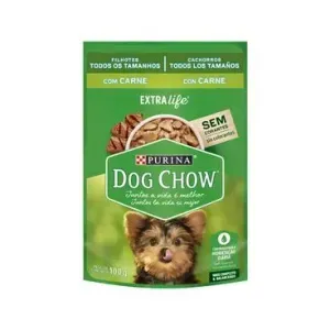 Dog Chow Cães Filhotes Carne (15 und)