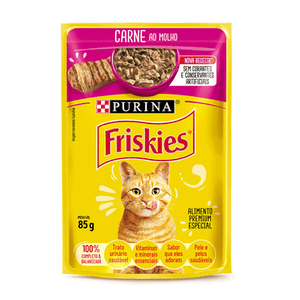 Friskies Gatos Adultos Carne ao Molho (15 und)