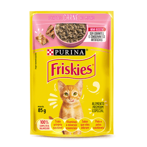 Friskies Gatos Filhotes Carne ao molho (15 und)