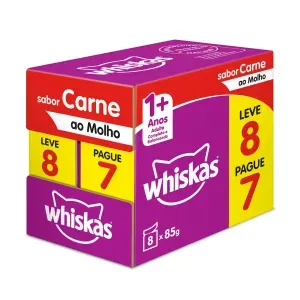 Whiskas Sache Adulto Carne Leve 32 Pague 28