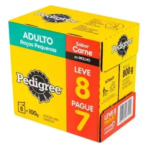 Pedigree Sache Adulto Raças Pequenas Leve 32 Pague 28