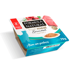 Ração Úmida Fórmula Natural Fresh Meat Gourmet Gatos Adultos Atum em Pedaços