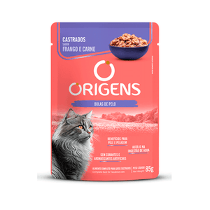 Sache Origens Gato Castrado Frango e Carne
