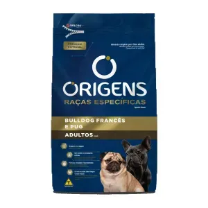 Ração Origens Cães Adultos Raças Específicas Bulldog Francês e Pug