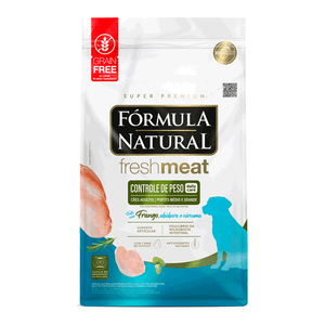 Ração Fórmula Natural Fresh Meat Controle de Peso Cães Médio e Grande Frango