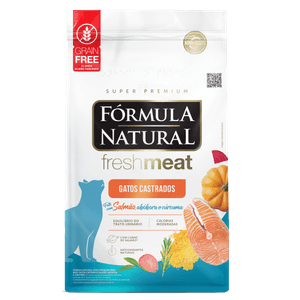 Fórmula Natural Fresh Meat Gato Castrado Salmão