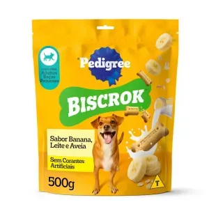 Biscrok Adultos Raças Pequenas Banana 500gr