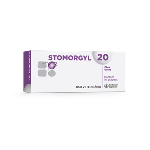 Stomorgyl 20 Antibiótico para Cães e Gatos 10 comprimidos
